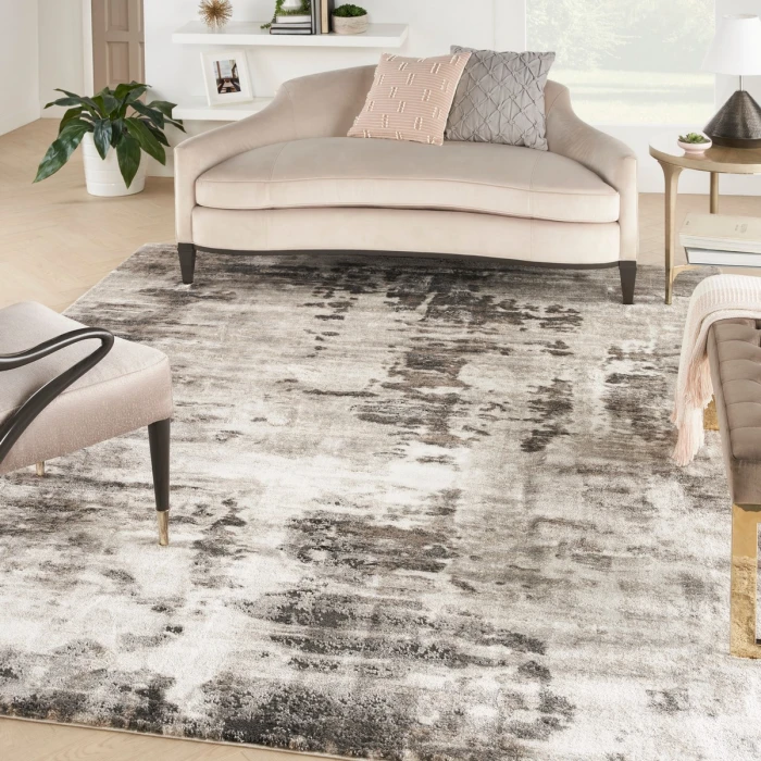 Kathy Ireland American Manor Area Rug AMR04 Iv/Mocha 9' x 12'