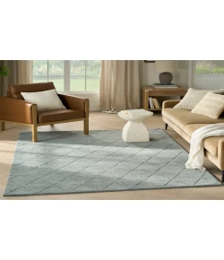 Nourison Home Wool Haven WOH01 Blue 3 ft. 9 in. X 5 ft. 9 in. Area Rug