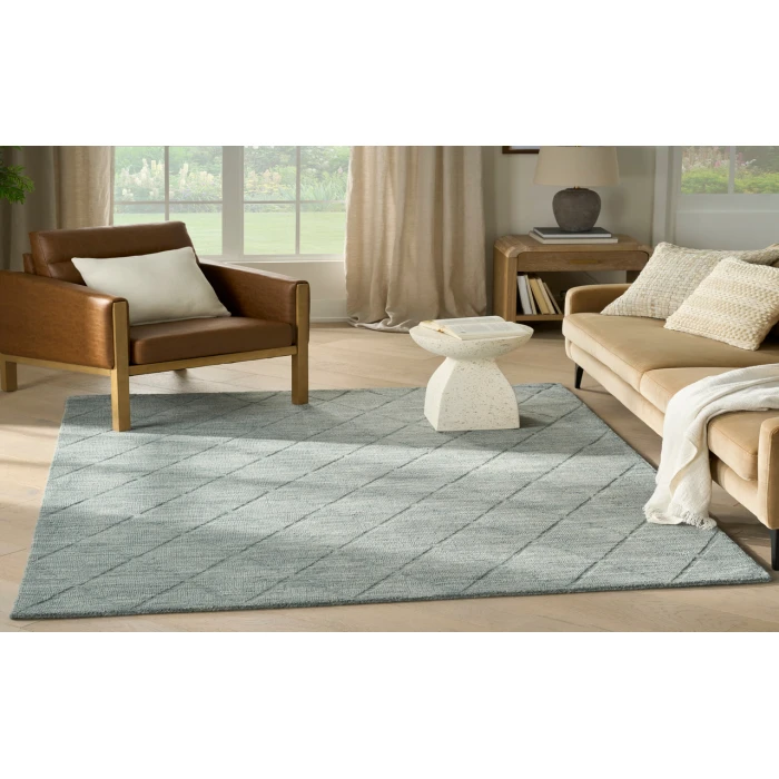 Nourison Wool Haven Blue WOH01 3 ft. 9 in. X 5 ft. 9 in. Rectangle Rug