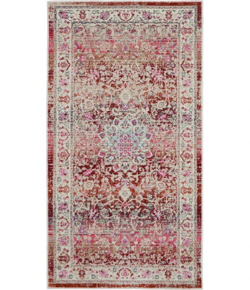 Nourison Vintage Kashan Area Rug VKA01-Red