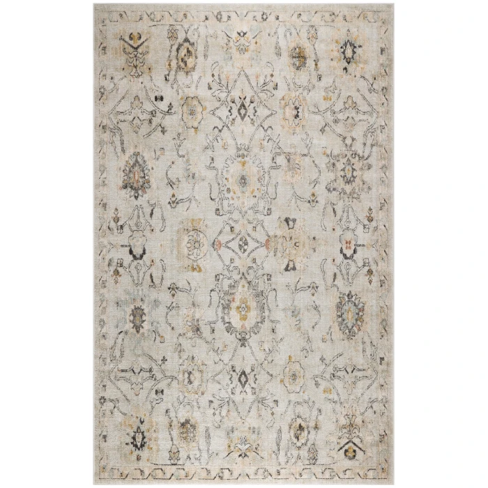 Nourison Oushak Home Grey OUS01 8 ft. X 9 ft. 10 in. Rectangle Rug
