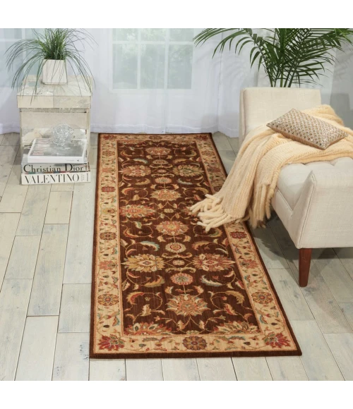 Nourison Living Treasures Runner Area Rug LI04-Brown