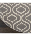 Nourison Jubilant Round Area Rug JUB19-Grey