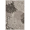 Nourison Home Aloha ALH05 Silver Grey 2 ft. 8 in. X 4 ft. Area Rug