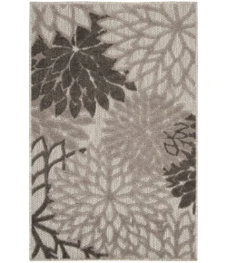 Nourison Home Aloha ALH05 Silver Grey 2 ft. 8 in. X 4 ft. Area Rug