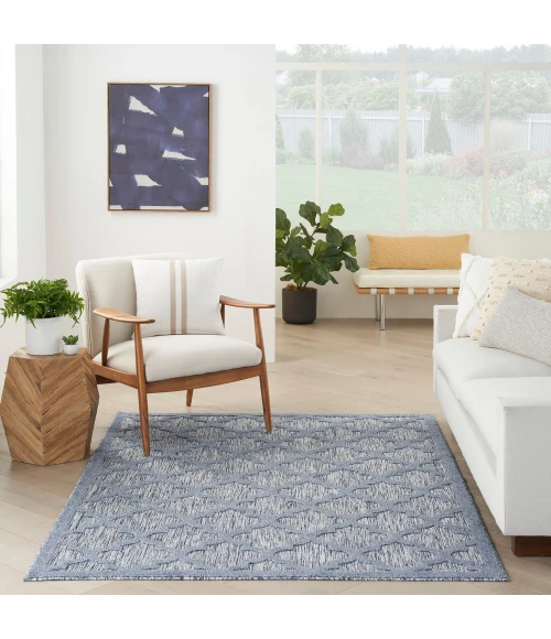 Nourison Easy Care Area Rug NES01 Denim Blue