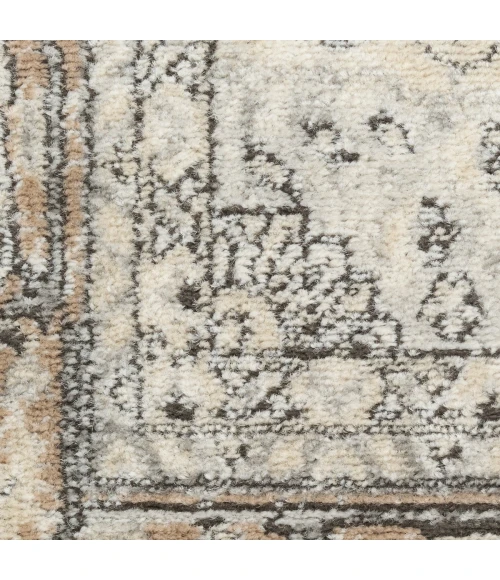 Nourison Quarry Ivory Grey Taupe QUA18 5 ft. X 7 ft. Rect. Rug