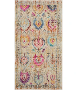 Nourison Home Vintage Kashan VKA04 Ivory/Multicolor 2 ft. X 4 ft. Area Rug