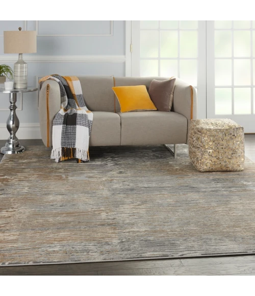 Nourison Solace Area Rug SLA01-Grey/Beige