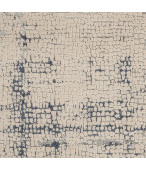 Nourison Rustic Textures Area Rug RUS06-Ivory/Blue