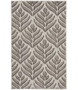 Nourison Home Aloha ALH35 Charcoal 2 ft. 8 in. X 4 ft. Area Rug