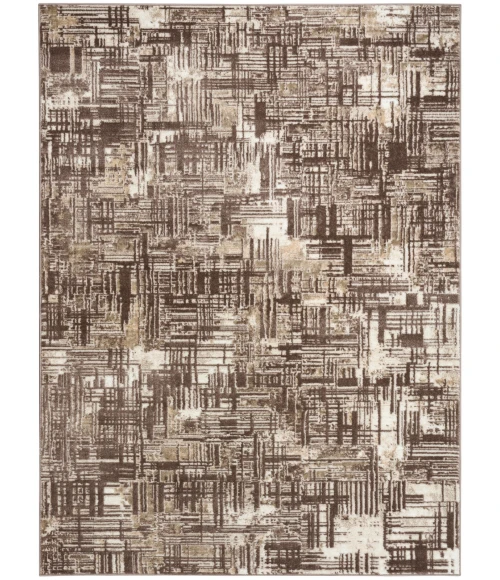 Nourison Dekor Brown DEK11 5 ft. 3 in. X 7 ft. Rect. Rug