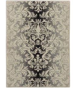 Nourison Home Riviera Charcoal RI06 3ft.6in. x 5ft.6in. Rect. Rug