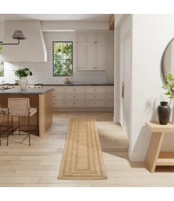 Nourison Home Natural Seagrass NSG01 Natural 2 ft. 3 in. X 12 ft. Area Rug