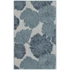 Nourison Home Garden Oasis GOA04 Blue 3 ft. X 5 ft. Area Rug