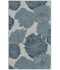 Nourison Garden Oasis Blue GOA04 3 ft. X 5 ft. Rectangle Rug