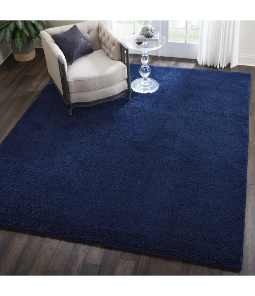 Nourison Malibu Shag Area Rug MSG01-Navy