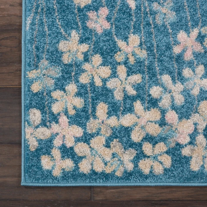 Nourison Tranquil Area Rug TRA04-Turquoise