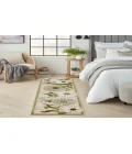 Nourison Aloha Ivory Green ALH33 2 ft. 3 in. X 8 ft. Rectangle Rug