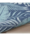 Nourison Home Garden Oasis Navy GOA02 8 ft. Round Rug