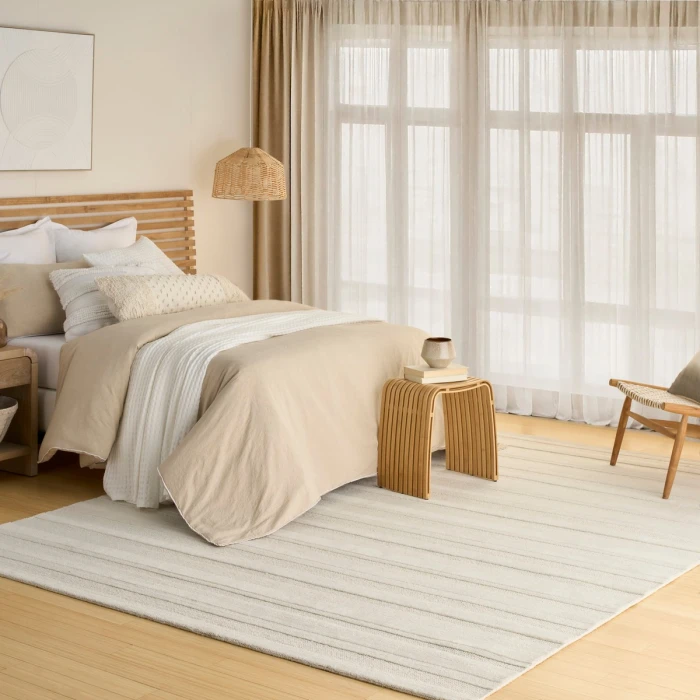 DKNY Pure Multi Weave Ivory MTW01 8 ft. X 10 ft. Rect. Rug