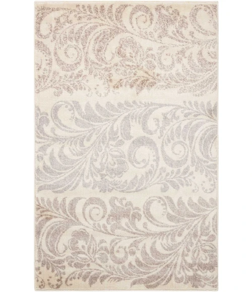 Nourison Utopia Ivory UTP09 2ft.6in. x 4ft.2in. Rect. Rug