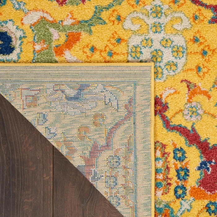 Nourison Allur Area Rug ALR03-Yellow Multicolor