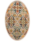 Nourison Allur Ivory Multicolor ALR03 4 ft. Round Rug