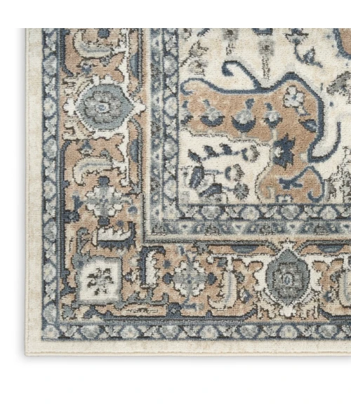 Nourison Quarry Ivory Taupe QUA18 6 ft. X 9 ft. Rect. Rug