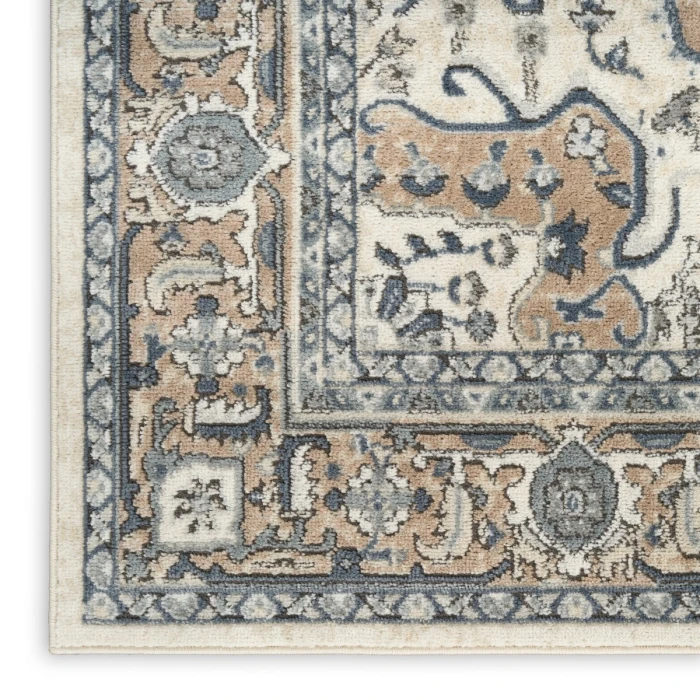 Nourison Quarry Ivory Taupe QUA18 6 ft. X 9 ft. Rect. Rug