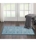 Nourison Jubilant Runner Area Rug JUB06-Ivory/Blue