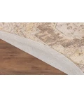 Nourison Astra Machine Washable Beige ASW13 7 ft. 10 in. Round Rug