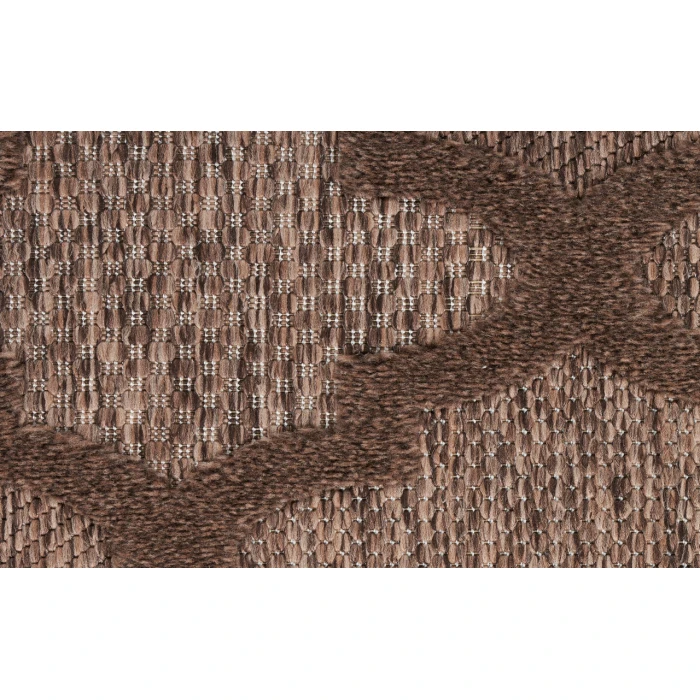Nourison Easy Care Brown NES01 6 ft. X 9 ft. Rectangle Rug