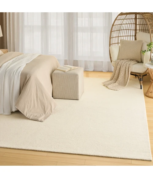 DKNY Pure Angles Ivory ANG01 9 ft. X 12 ft. Rect. Rug