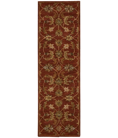 Nourison India House Runner Area Rug IH83-Brick