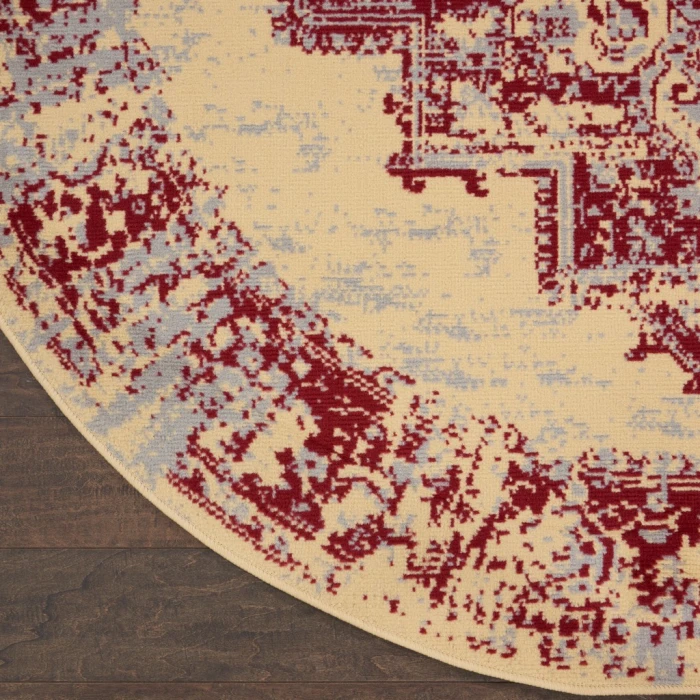 Nourison Grafix Area Rug GRF14-Cream/Red