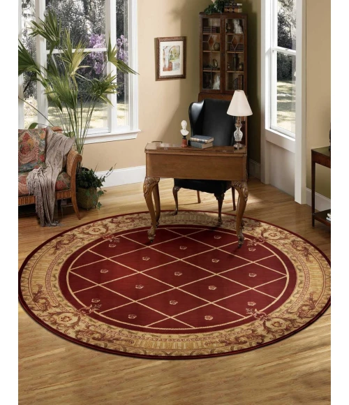 Nourison Ashton House Round Area Rug AS03-Sienna