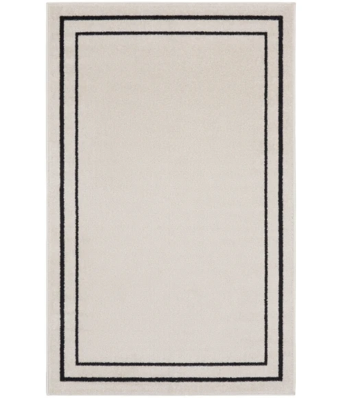 Nourison Nourison Essentials Area Rug NRE02 Ivory/Black