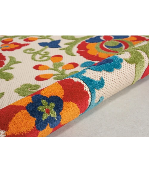 Nourison Aloha Round Area Rug ALH17-Multicolor