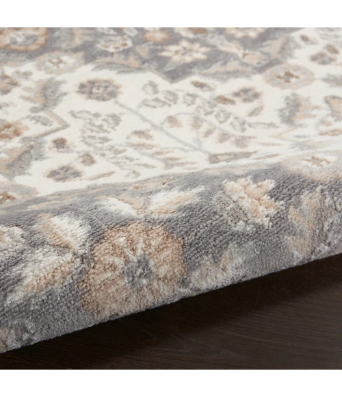 Nourison Elation Area Rug ETN08-Ivory Grey