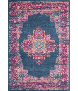 Nourison Home Passion PSN03 Blue 6 ft. 7 in. X 9 ft. 6 in. Area Rug