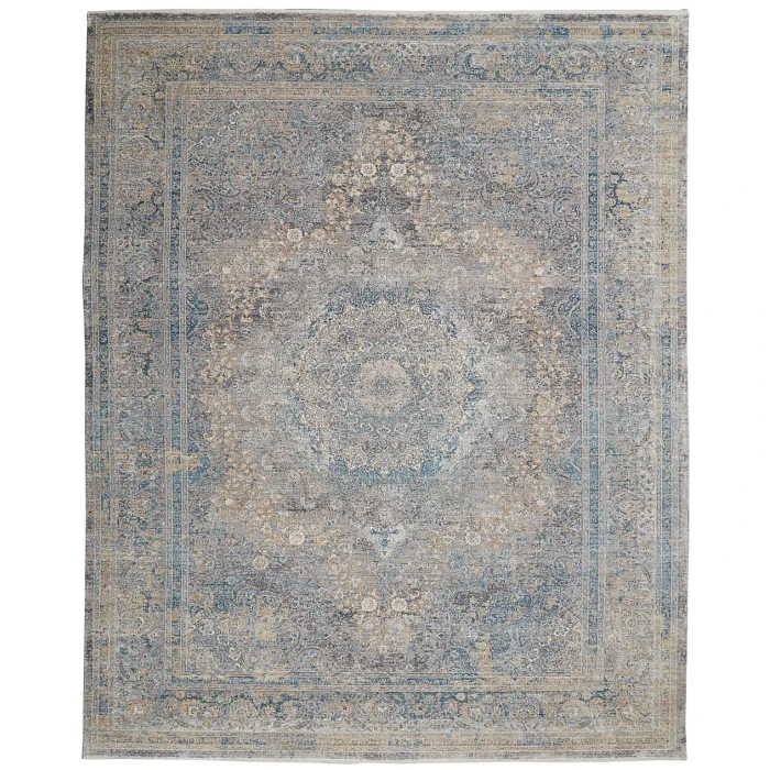 Nourison Starry Nights Area Rug STN06-Cream Blue