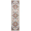 Nourison Home Elation ETN09 Ivory Blue 2 ft. 3 in. X 7 ft. 6 in. Area Rug