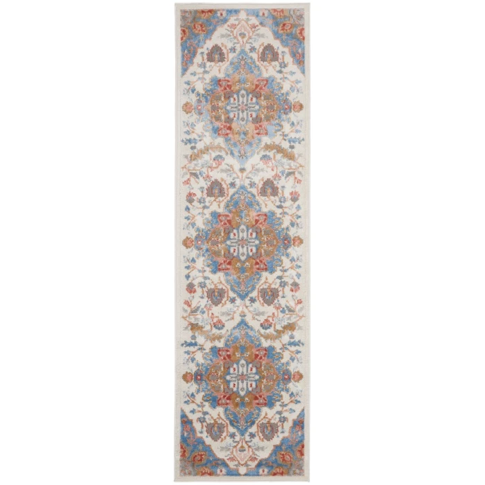 Nourison Elation Area Rug ETN09-Ivory Blue