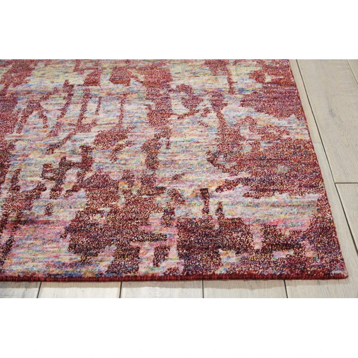 Nourison Home Silk Shadows Red SHA10 3ft.9in. x 5ft.9in. Rect. Rug