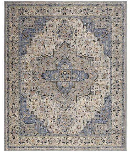 Nourison Nourison Essentials Persian Blue NRE07 8 ft. X 10 ft. Rect. Rug