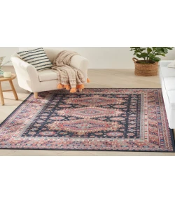Nourison Home Vintage Home VNH03 Navy 5 ft. X 7 ft. Area Rug