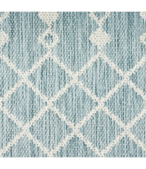 Nourison Positano Aqua POS02 10ft. Round Rug