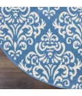 Nourison Grafix Round Area Rug GRF06-Blue