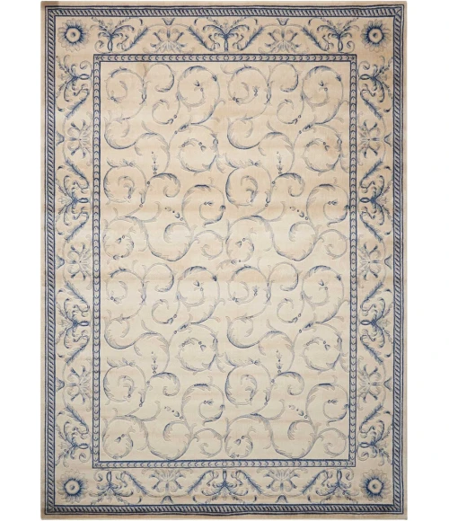 Nourison Somerset Area Rug ST02-Ivory/Blue